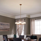 Quintiesse Pim Bathroom 5 Light Chandelier  in Fox Gold