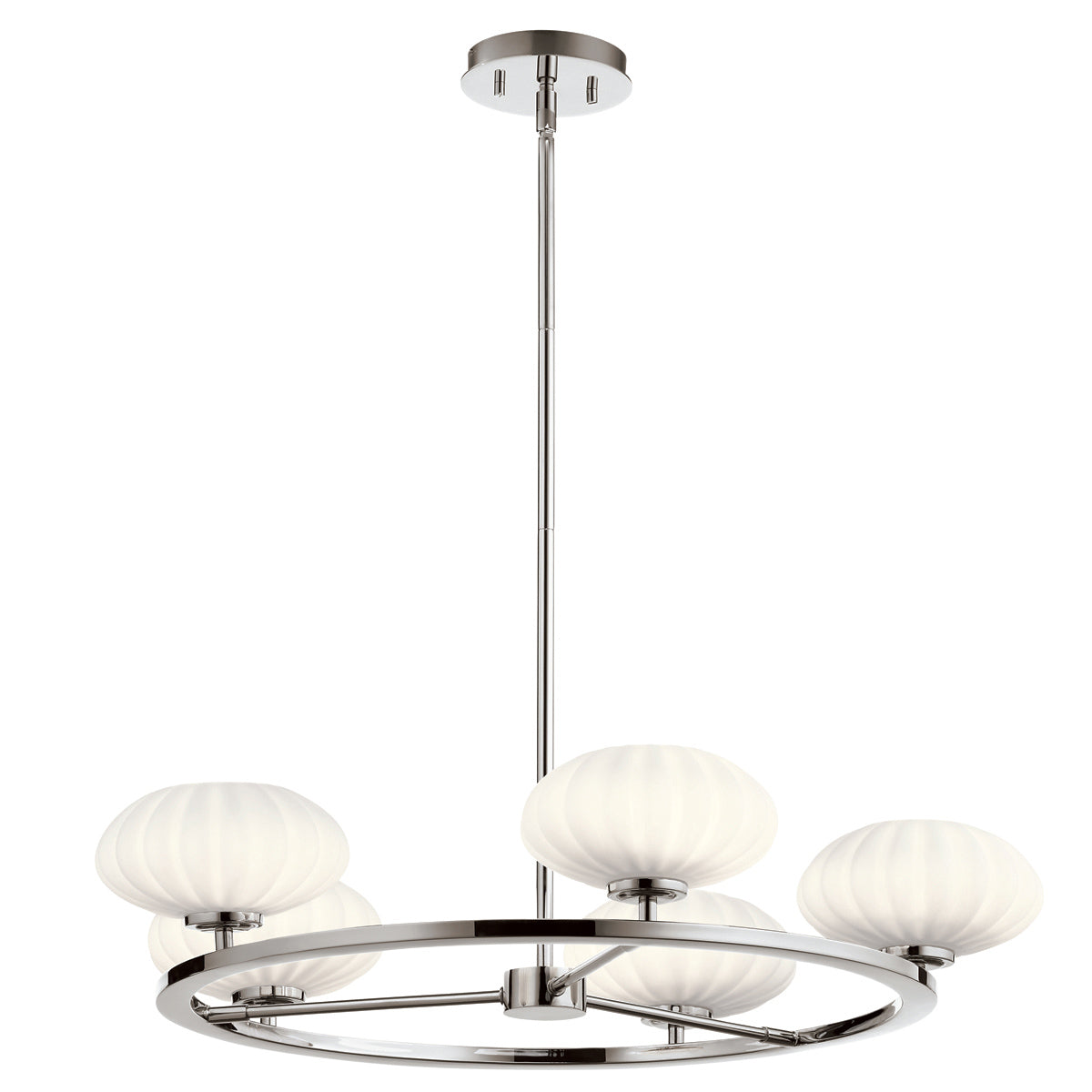 Quintiesse Pim Bathroom 5 Light Chandelier  in Polished Chrome