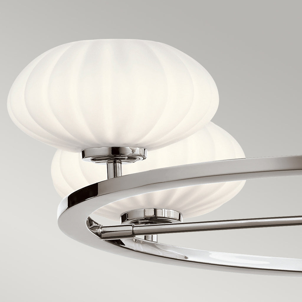 Quintiesse Pim Bathroom 5 Light Chandelier  in Polished Chrome