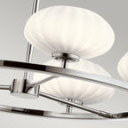 Quintiesse Pim Bathroom 5 Light Chandelier  in Polished Chrome