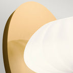 Quintiesse Pim Bathroom Wall Light in Fox Gold