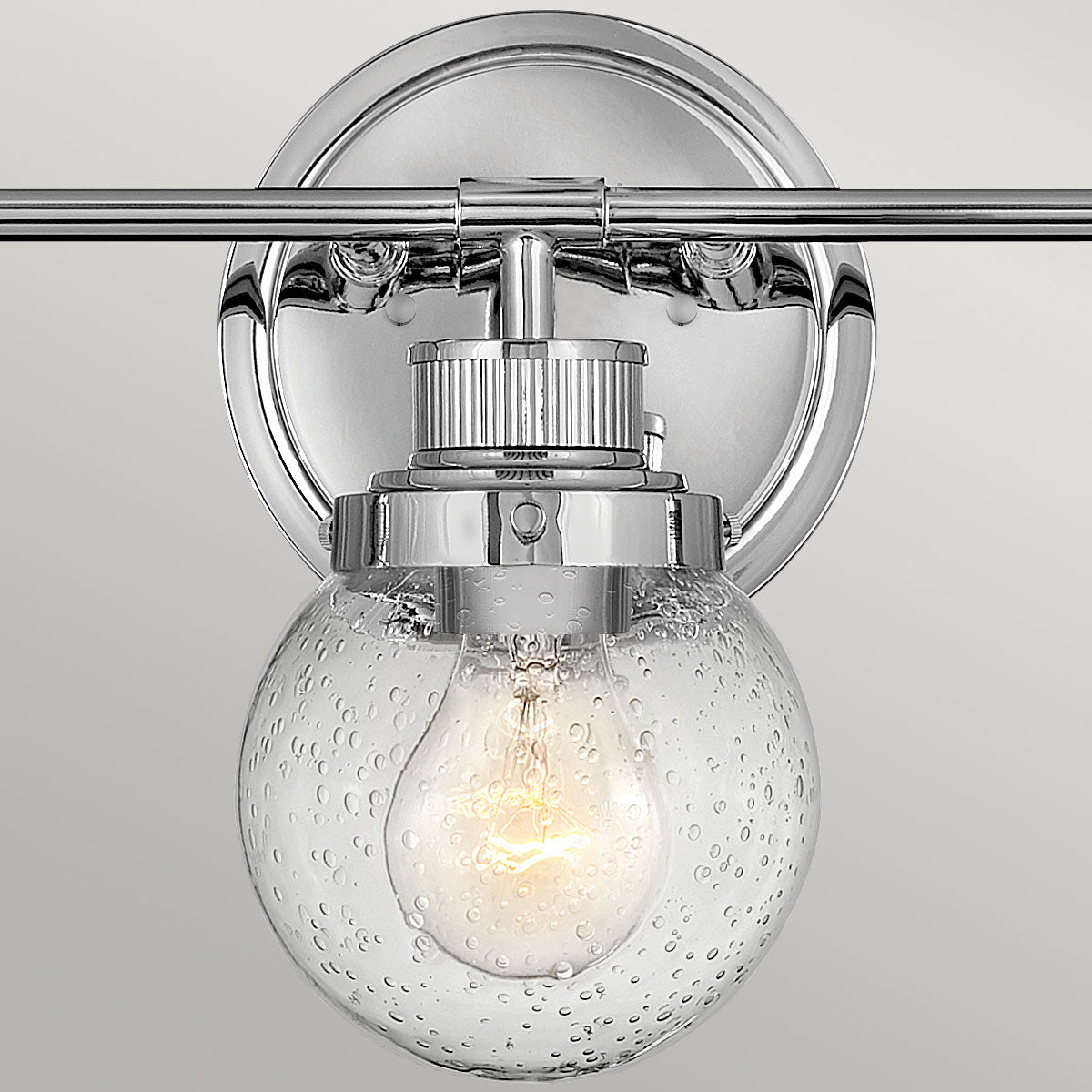 Quintiesse Poppy Bathroom 3 Light Wall Light in Polished Chrome