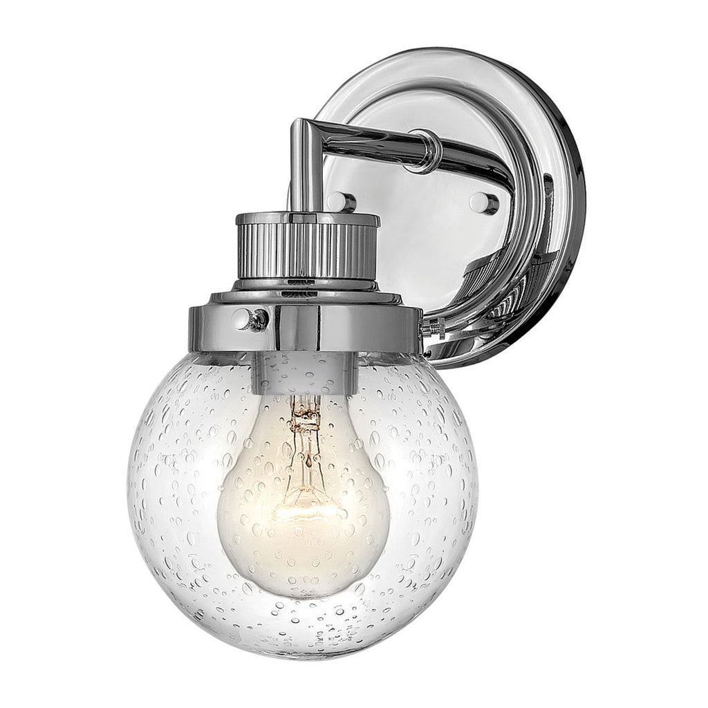 Quintiesse Poppy Bathroom Wall Light in Polished Chrome