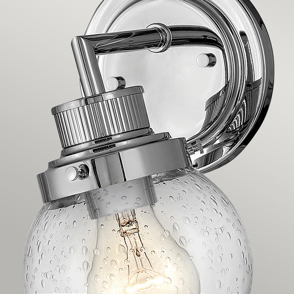 Quintiesse Poppy Bathroom Wall Light in Polished Chrome