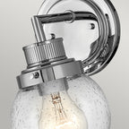 Quintiesse Poppy Bathroom Wall Light in Polished Chrome