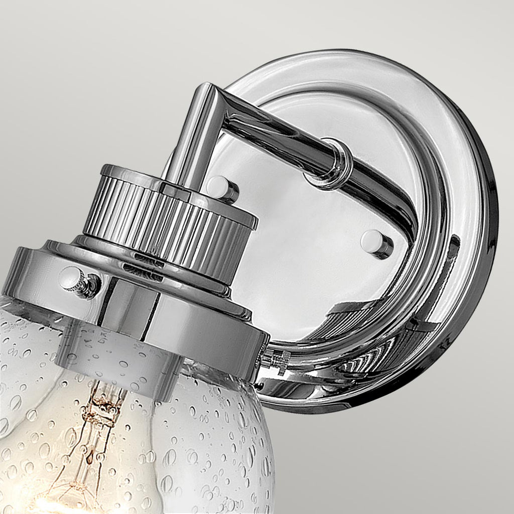 Quintiesse Poppy Bathroom Wall Light in Polished Chrome