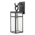 Quintiesse Porter Outdoor Large Wall Lantern in Aged Zinc