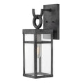 Quintiesse Porter Outdoor Medium Wall Lantern in Aged Zinc