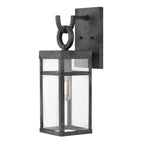Quintiesse Porter Outdoor Medium Wall Lantern in Aged Zinc
