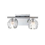 Quintiesse Regalia Bathroom 2 Light Wall Light in Polished Chrome