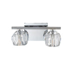 Quintiesse Regalia Bathroom 2 Light Wall Light in Polished Chrome