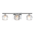Quintiesse Regalia Bathroom 3 Light Wall Light in Polished Chrome