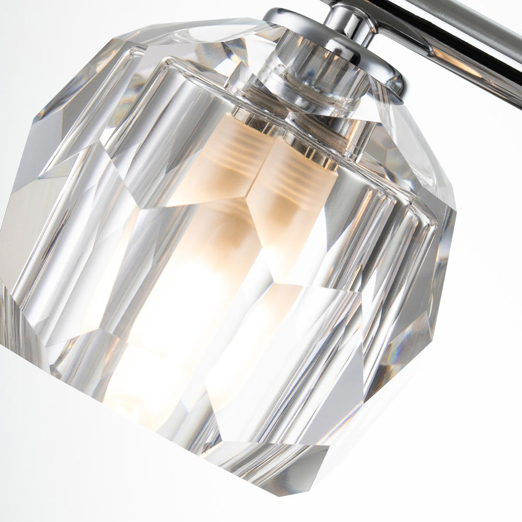 Quintiesse Regalia Bathroom 3 Light Wall Light in Polished Chrome