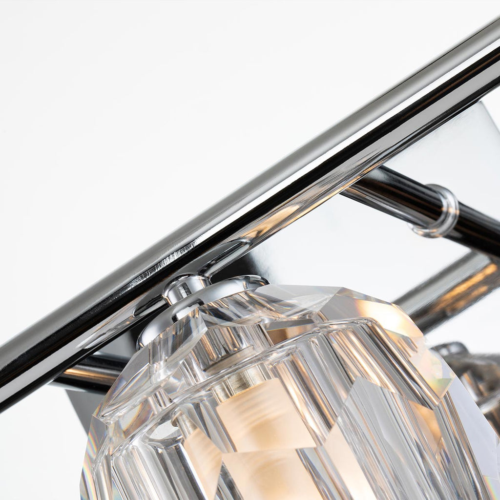 Quintiesse Regalia Bathroom 3 Light Wall Light in Polished Chrome