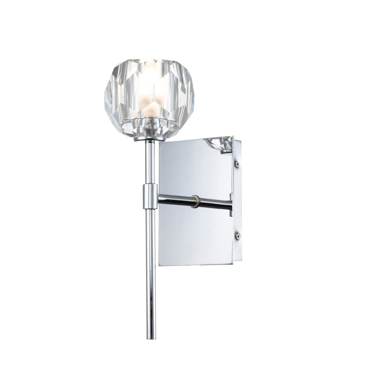 Quintiesse Regalia Bathroom Wall Light in Polished Chrome