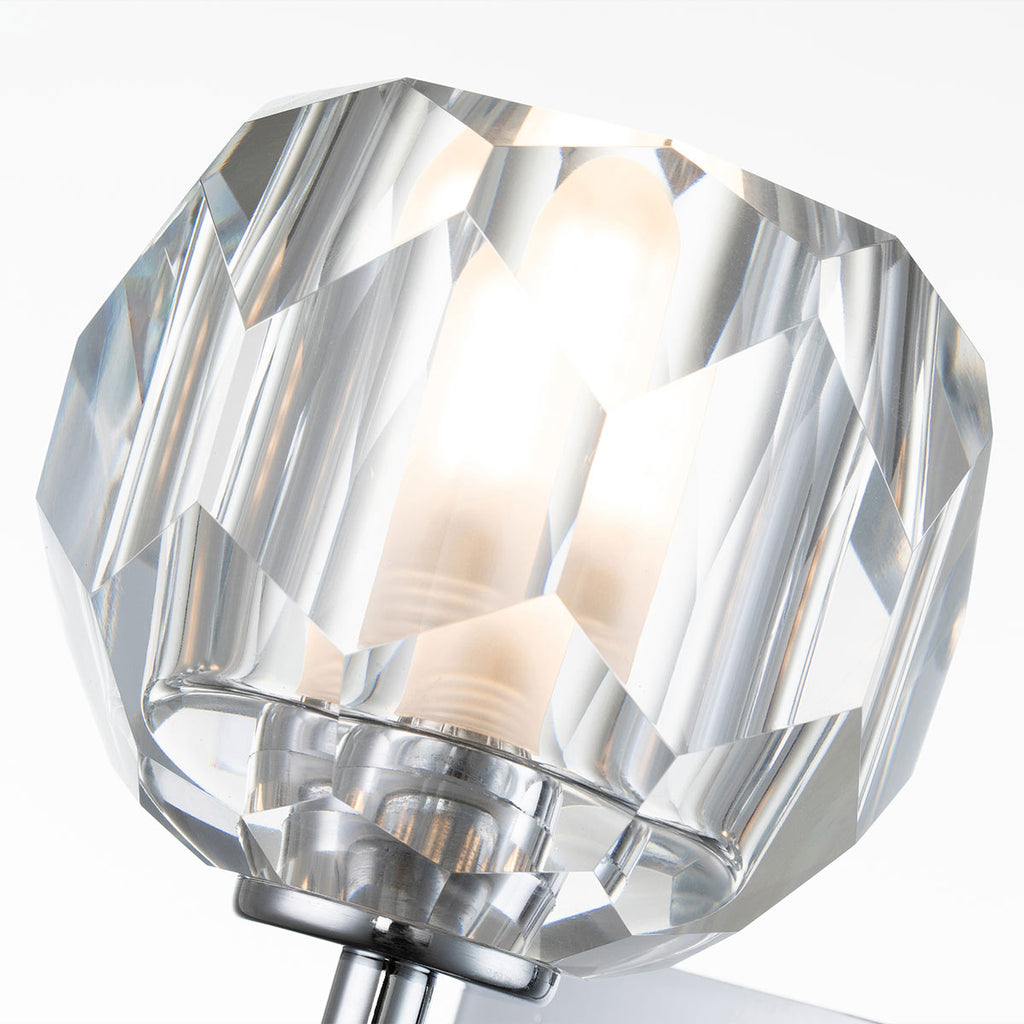 Quintiesse Regalia Bathroom Wall Light in Polished Chrome