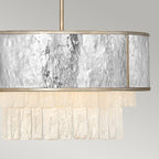 Quintiesse Reverie 4 Light Semi-flush/Pendant in Champagne Gold 