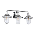 Quintiesse Rigby 3 Light Wall Light Polished Chrome