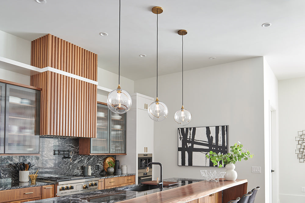 Quintiesse Skye 1 Light Pendant Light Heritage Brass