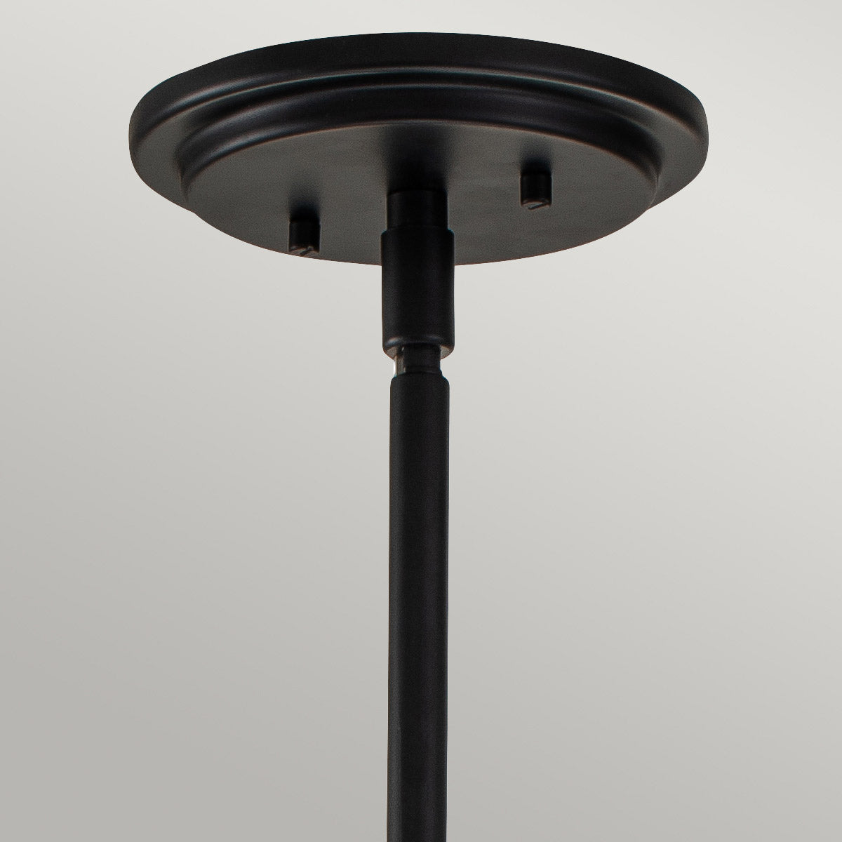 Quintiesse Somerset Medium Pendant in Black with Clear Shade
