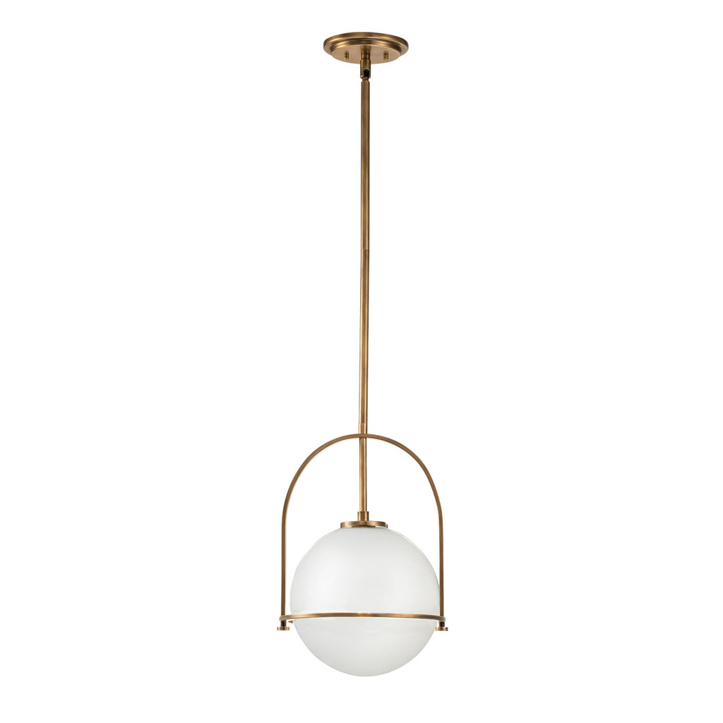 Quintiesse Somerset Medium Pendant in Heritage Brass