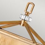 Quintiesse Stinson 2 Light Wall Light in Distressed Brass