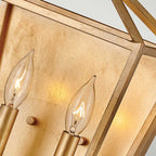 Quintiesse Stinson 2 Light Wall Light in Distressed Brass