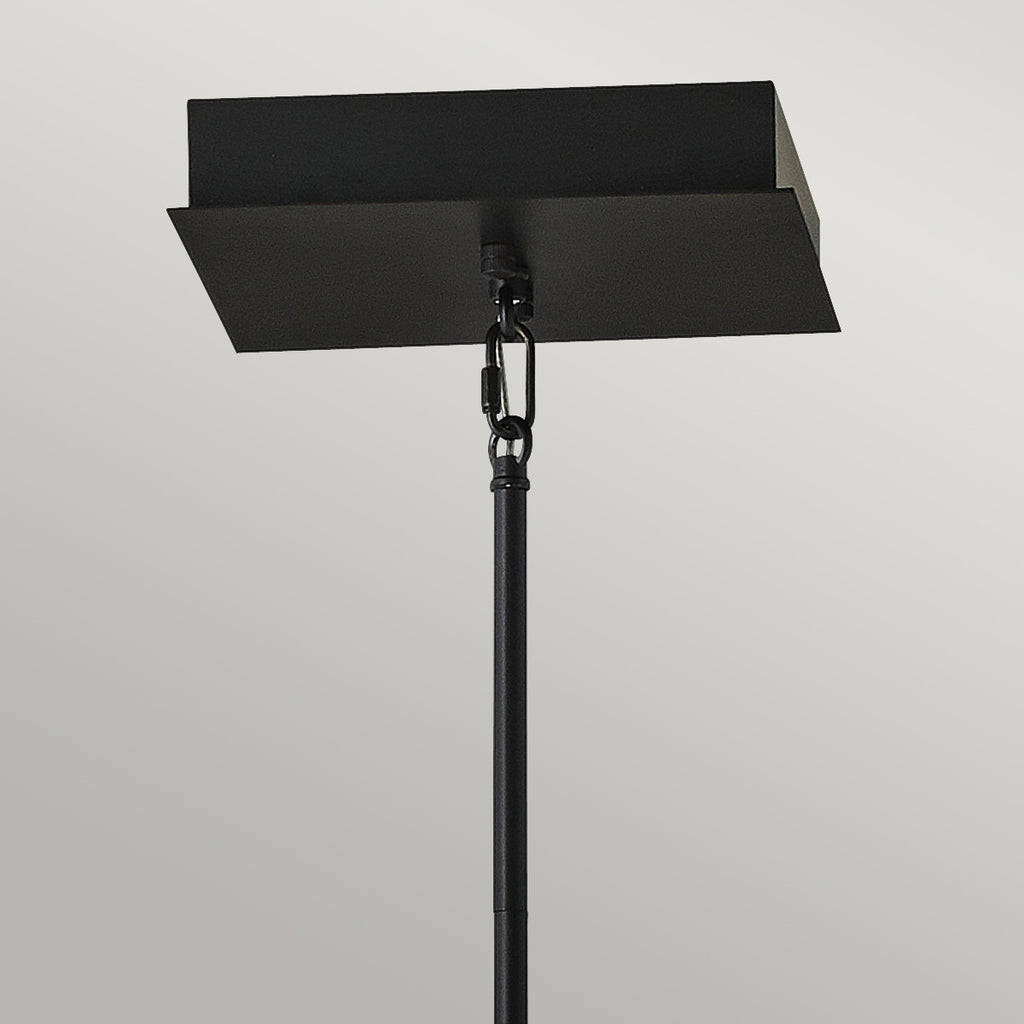 Quintiesse Styx LED Pendant in Black & Gilded Gold