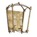 Quintiesse Thayer 2 Light Wall Light in Antique Gild