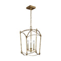 Quintiesse Thayer 3 Light Pendant in Antique Gild