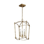 Quintiesse Thayer 3 Light Pendant in Antique Gild