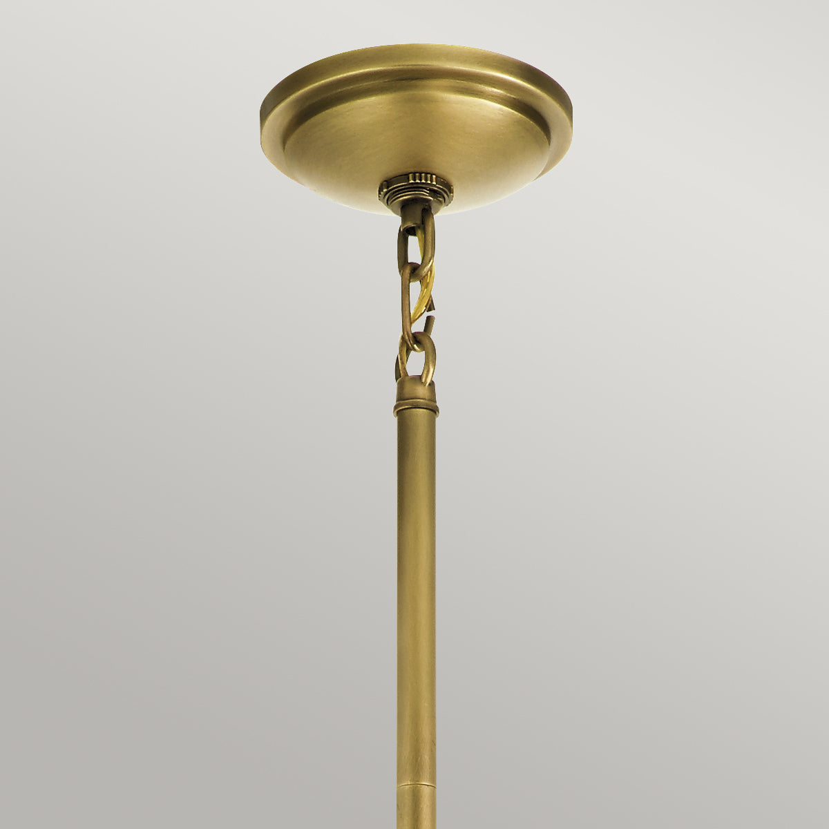 Quintiesse Tollis Pendant in Natural Brass & White