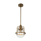 Quintiesse Triocent Bathroom Pendant/ Semi-Flush in Natural Brass