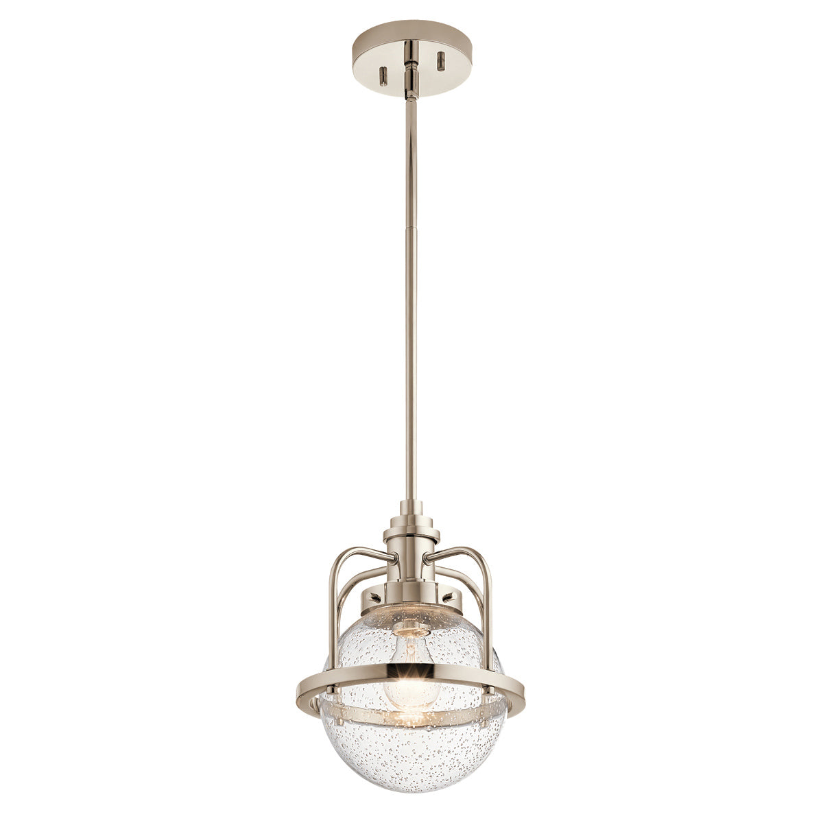 Quintiesse Triocent Bathroom Pendant/ Semi-Flush in Polished Nickel