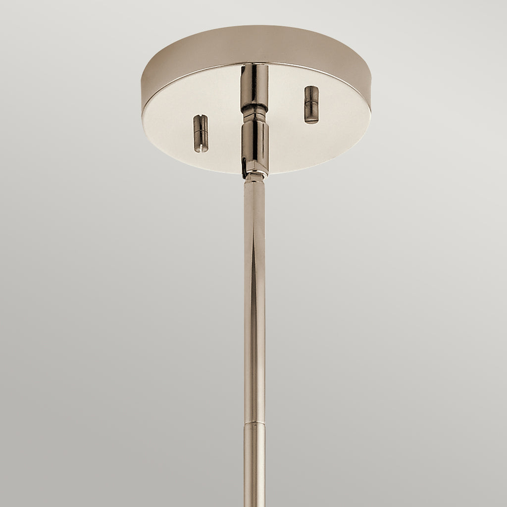 Quintiesse Triocent Bathroom Pendant/ Semi-Flush in Polished Nickel