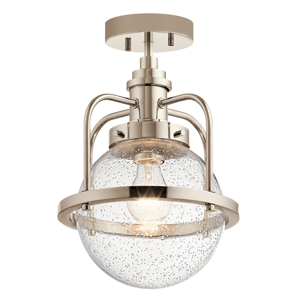 Quintiesse Triocent Bathroom Pendant/ Semi-Flush in Polished Nickel