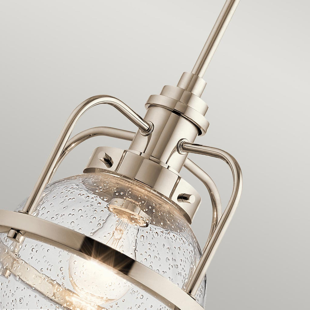 Quintiesse Triocent Bathroom Pendant/ Semi-Flush in Polished Nickel