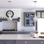 Quintiesse Triocent Bathroom Pendant/ Semi-Flush in Polished Nickel