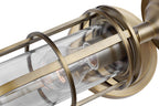 Quintiesse Urban Restoration 2 Light Wall Light Dark Antique Brass