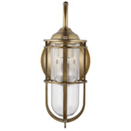 Quintiesse Urban Restoration Wall Light Wall Lantern Dark Antique Brass