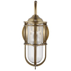 Quintiesse Urban Restoration Wall Light Wall Lantern Dark Antique Brass