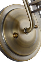 Quintiesse Urban Restoration Wall Light Wall Lantern Dark Antique Brass