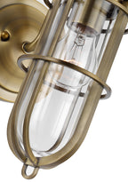 Quintiesse Urban Restoration Wall Light Wall Lantern Dark Antique Brass
