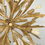 Quintiesse Vida 13 Light Small Pendant Light Burnished Gold