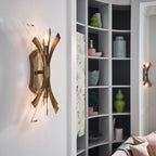 Quintiesse Vida 2 Light Wall Light Burnished Gold