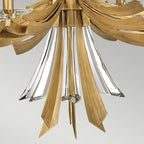 Quintiesse Vida 6 Light Chandelier Burnished Gold