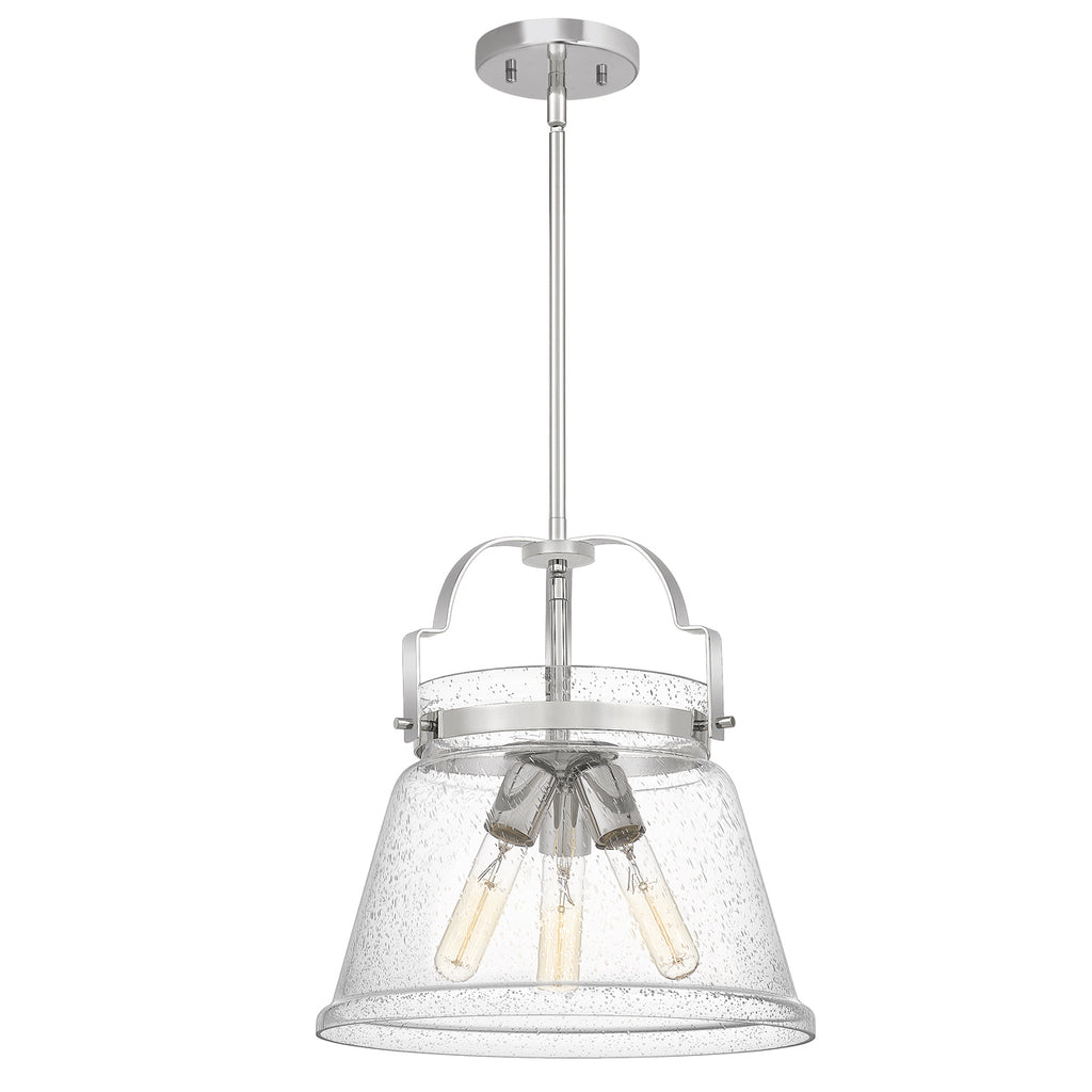 Quintiesse Wimberley 3 Light Pendant in Polished Chrome