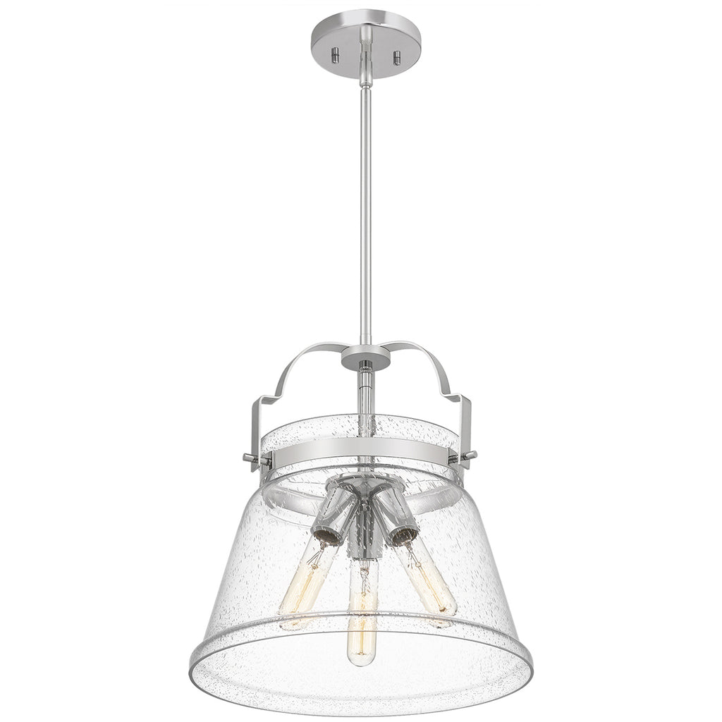 Quintiesse Wimberley 3 Light Pendant in Polished Chrome