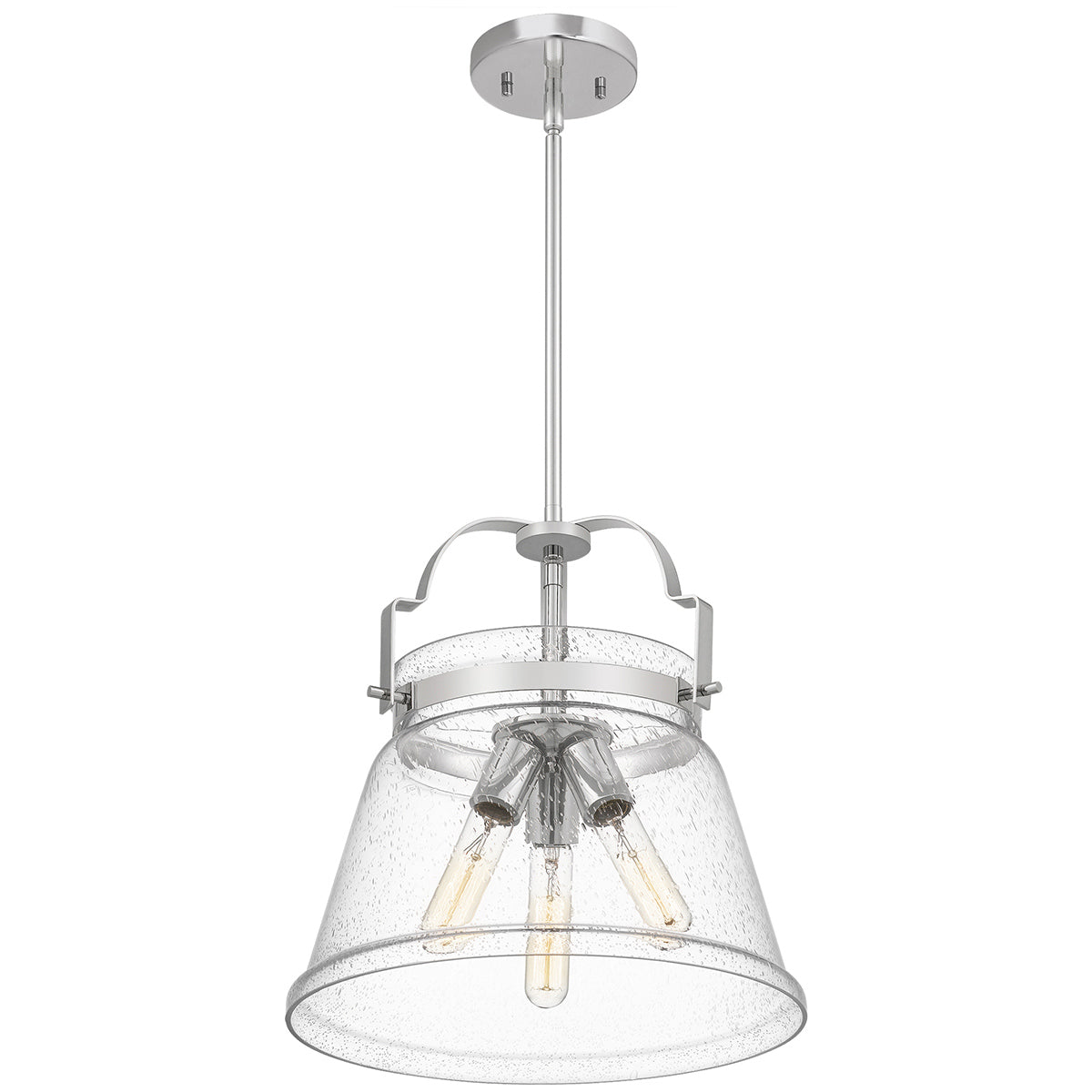 Quintiesse Wimberley 3 Light Pendant in Polished Chrome