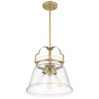 Quintiesse Wimberley 3 Light Pendant in Weathered Brass